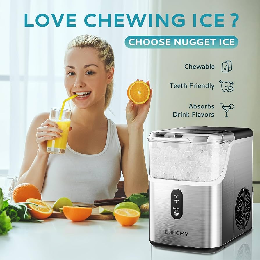 Amazon.com: EUHOMY Nugget Ice Makers Countertop, Pebble Ice